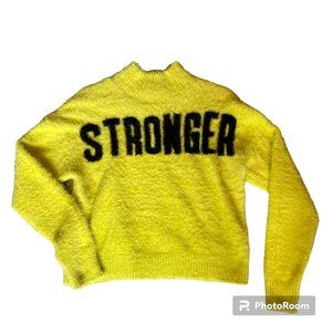 GABRIELLE UNION for NEW YORK & COMPANY Furry Neon Statement Sweater